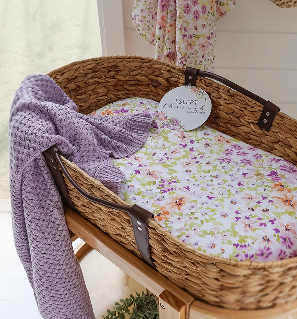 Thumbnail: Diamond Knit Organic Baby Blanket - Snuggle Hunny