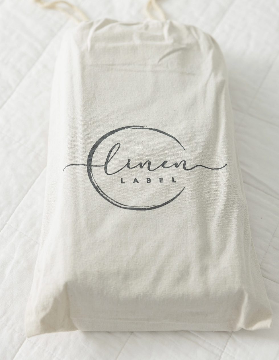 Thumbnail: Large Nappy Caddy - Linen Label