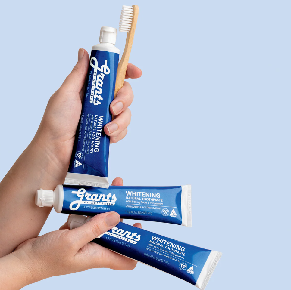 Thumbnail: Natural Whitening Toothpaste - Peppermint - Fluoride Free - Grants