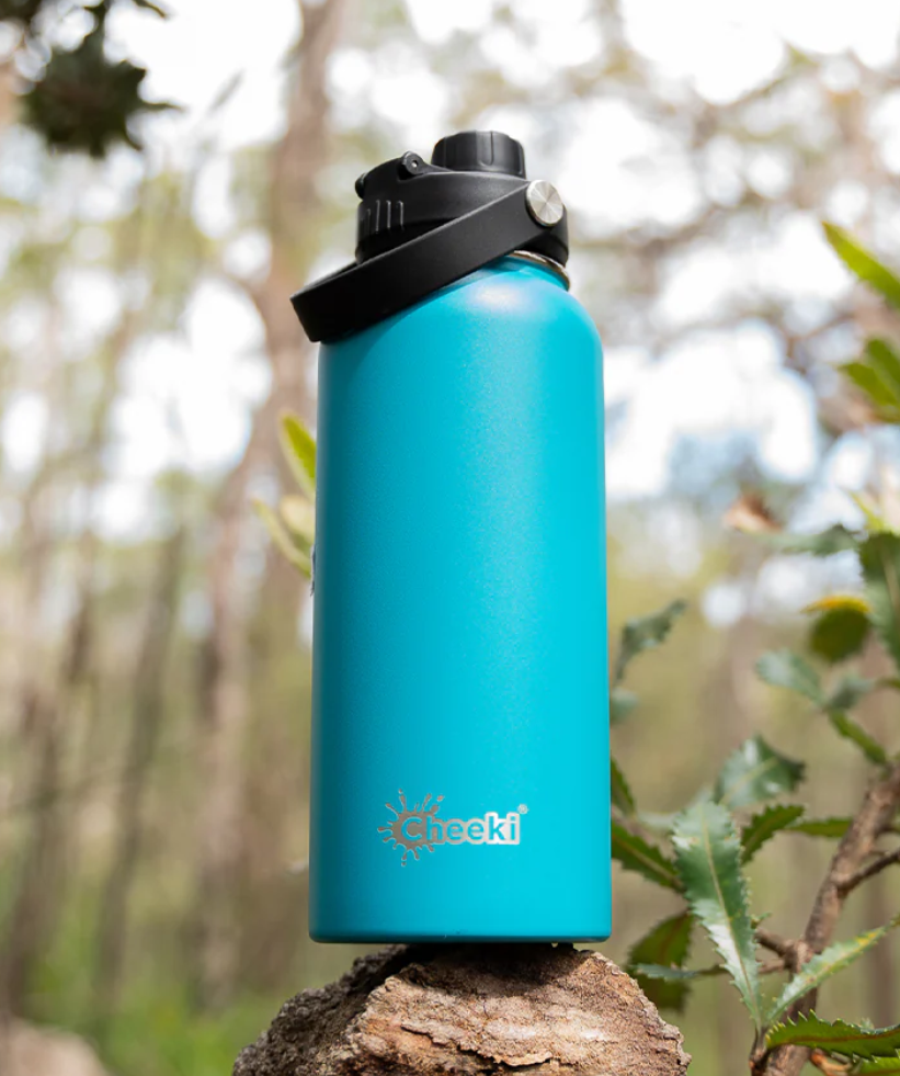 Thumbnail: 1L Double Wall Stainless Steel Adventurer Water Bottle - Cheeki