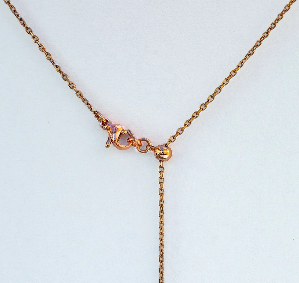 Thumbnail: 18K Rose Gold Aroma Diffusing Necklace - Amrita Court