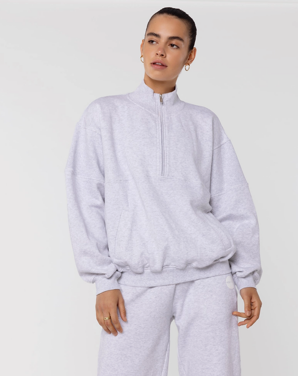Thumbnail: Women's Organic Cotton Zip Jumper - Nicky Kay
