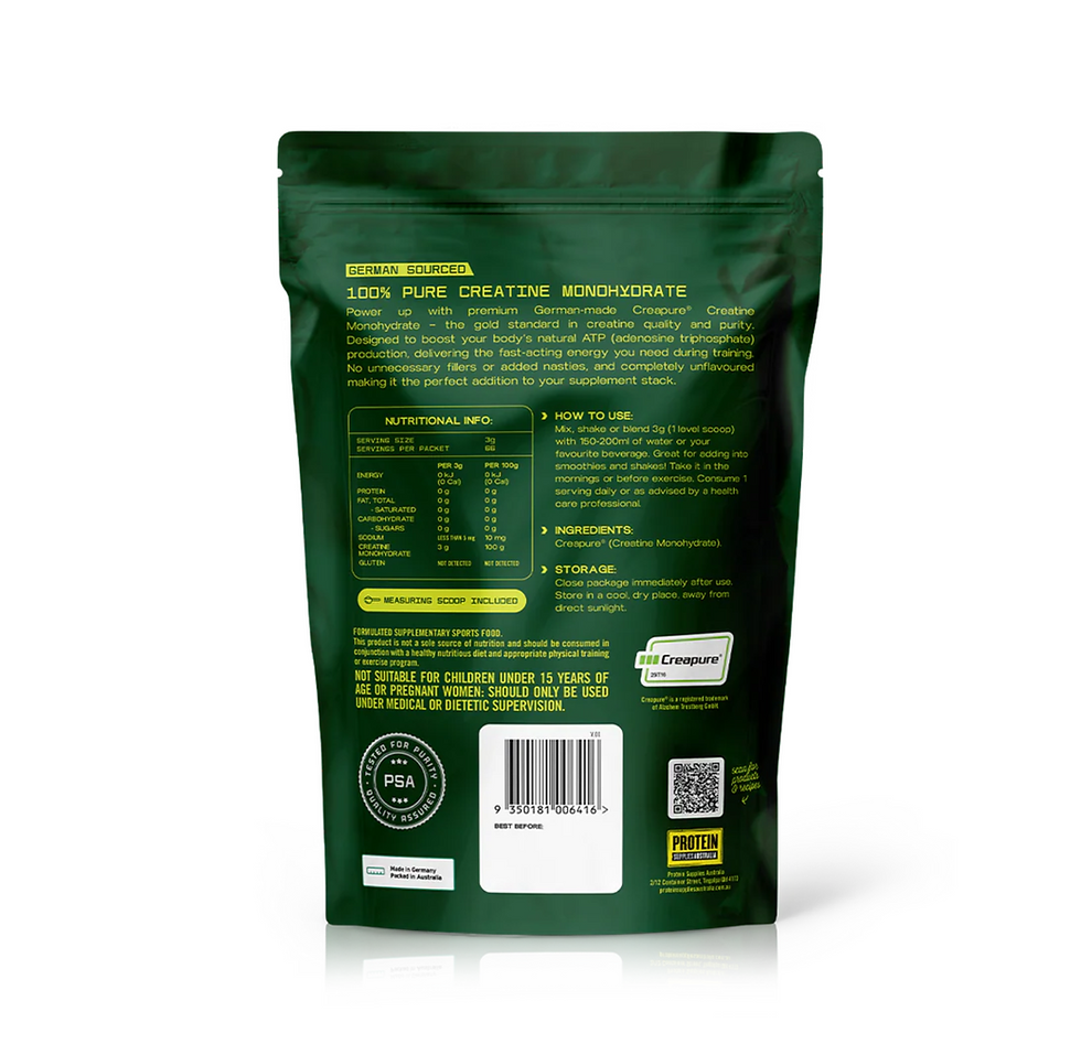 German Creatine Monohydrate - Protein Supplies Australia
