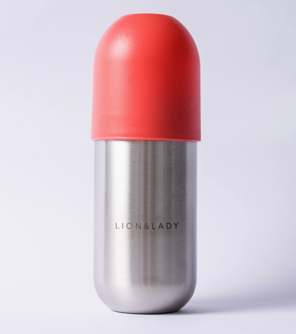 18/8 Stainless Steel Toddler Straw Bottle - 350ml - Lion & Lady