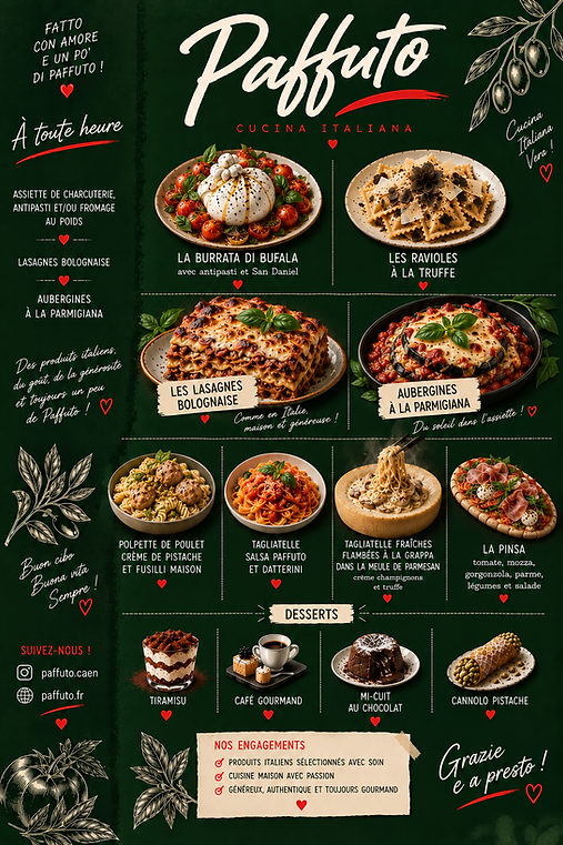 Restaurant italien caen paffuto menu semaine du 15 septembre .png