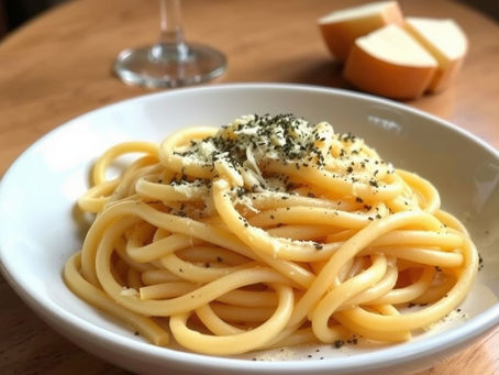 Recette de Pice ou Busiate al cacio e pepe proposée par Paffuto à Caen