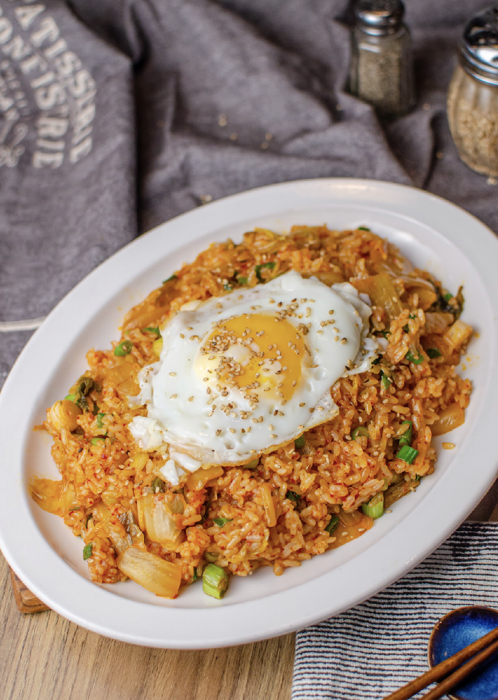 Arranged Food and Objects