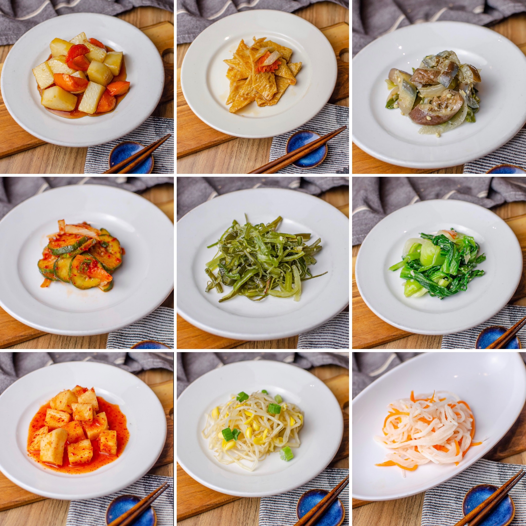 Arranged Food and Objects