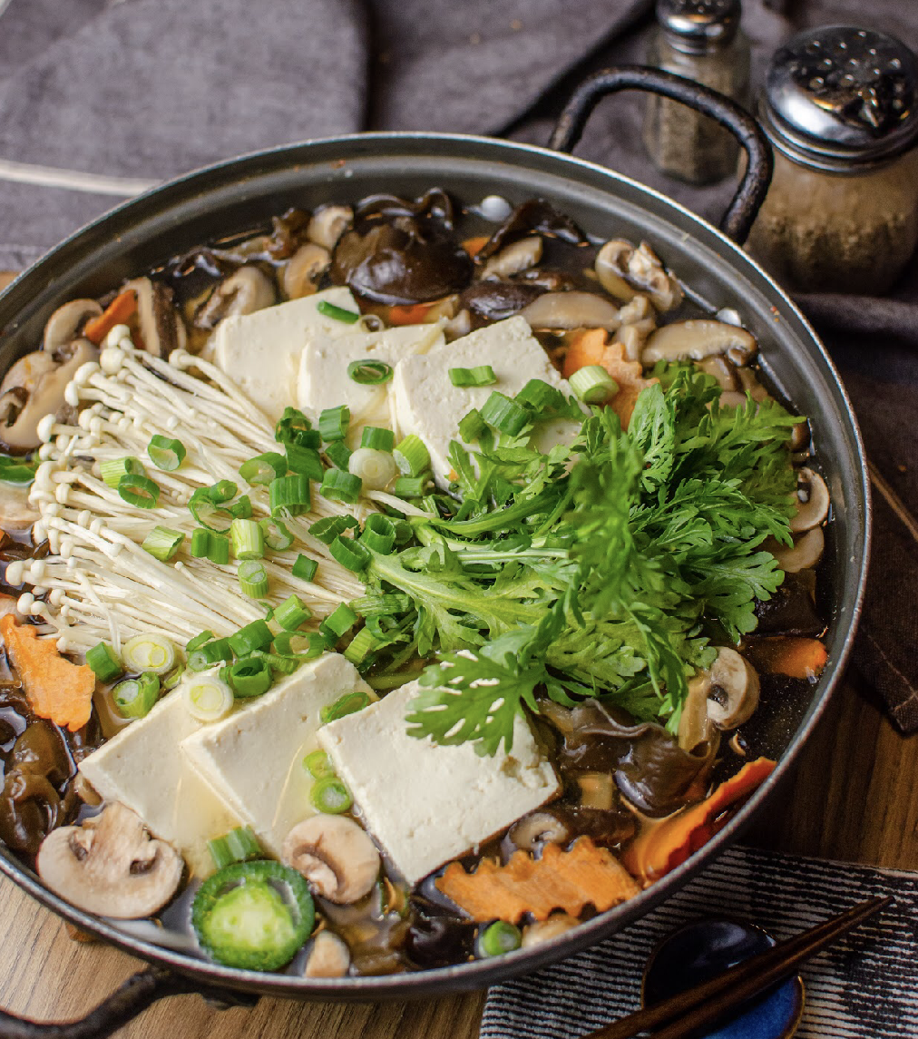 Arranged Food and Objects