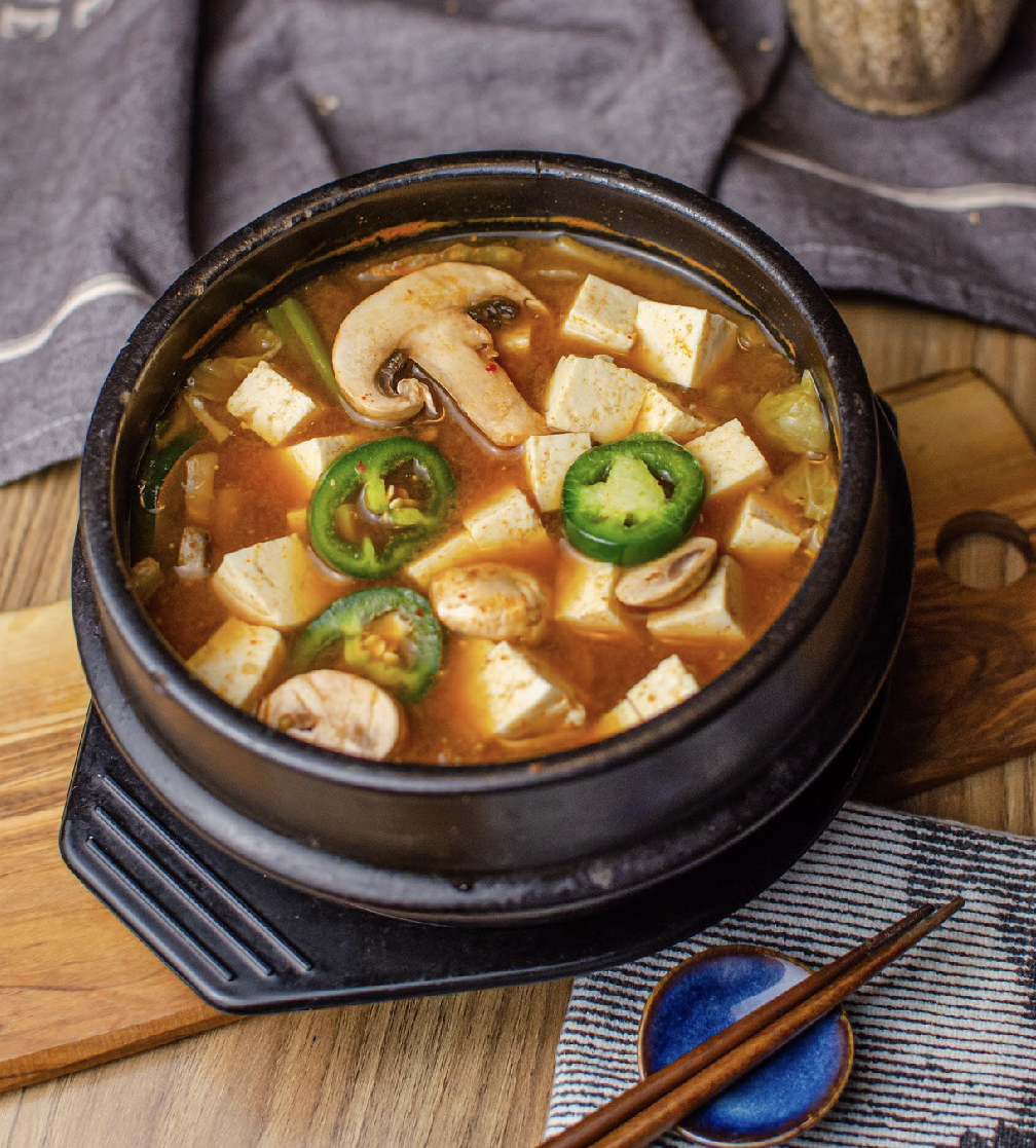 Arranged Food and Objects