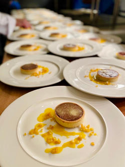 Chocolate Tart with Candied Orange