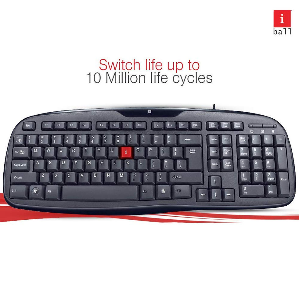 Thumbnail: iBall Winner Soft Keys Wired Keyboard