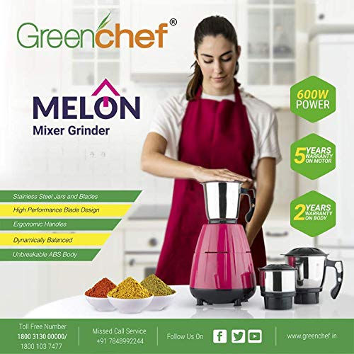 Thumbnail: Greenchef Melon 600W Multi Mixer Grinder