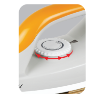 Thumbnail: Havells GLACE Honey Mustard  Gold 750 W Dry Iron