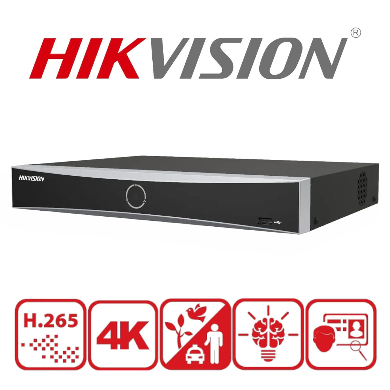 HIKVISION 8CH ACCUSENSE NVR DS-7608NXI-K1