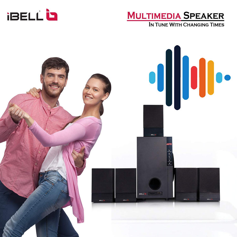 Thumbnail: iBELL 5.1 Multimedia Speaker System IBL 2448 DLX