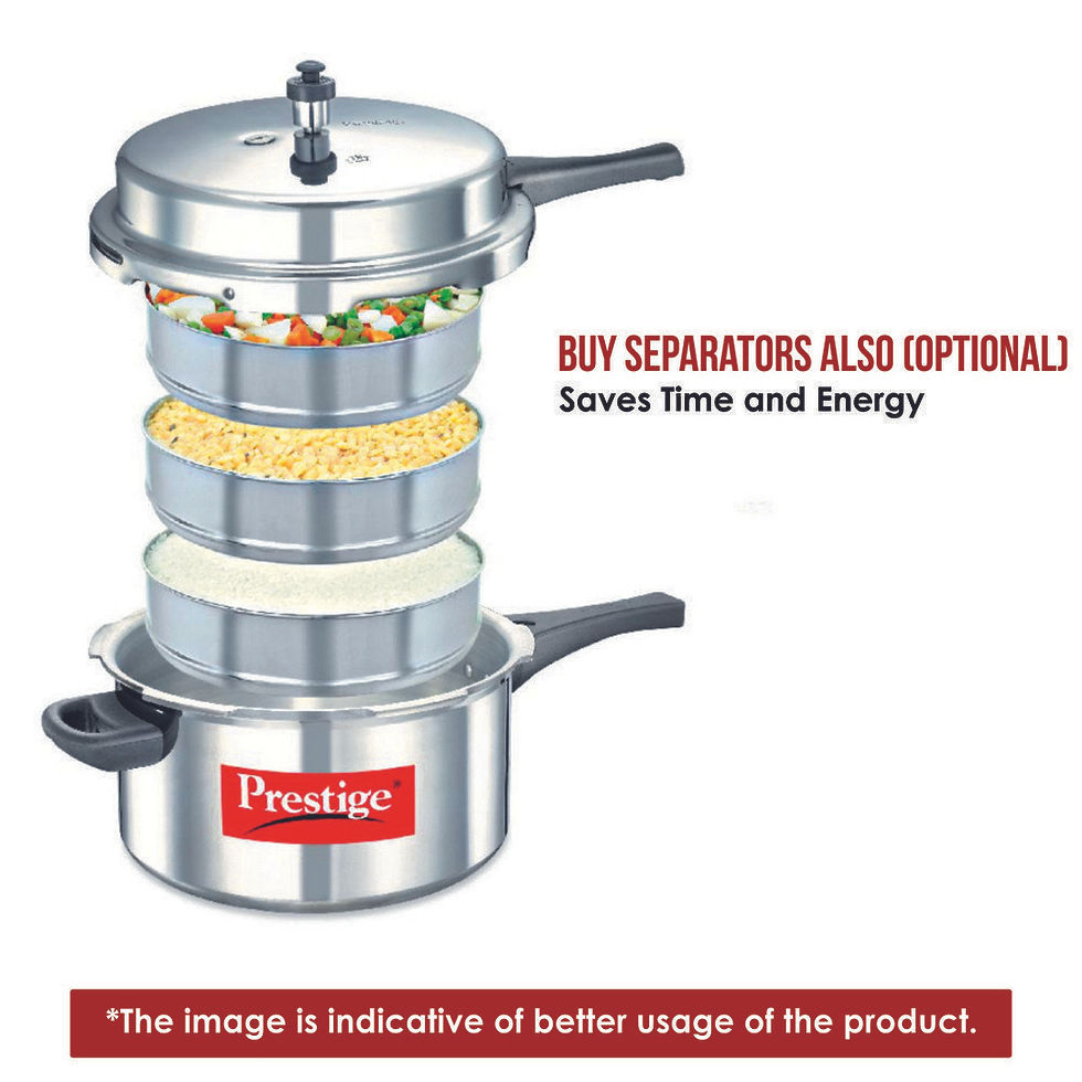 Thumbnail: Prestige Popular Aluminium Pressure Cooker, 2 Litres