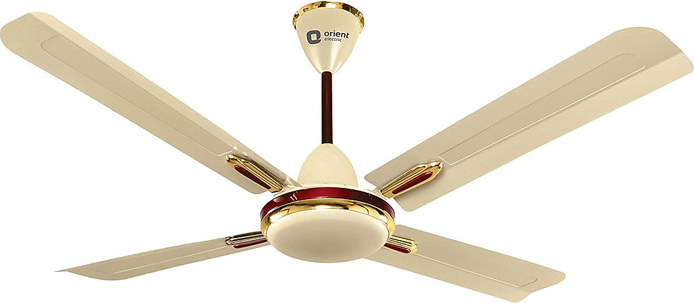 Thumbnail: Orient Electric Quadro Ornamental 4 Leaf 1200mm  Ceiling Fan