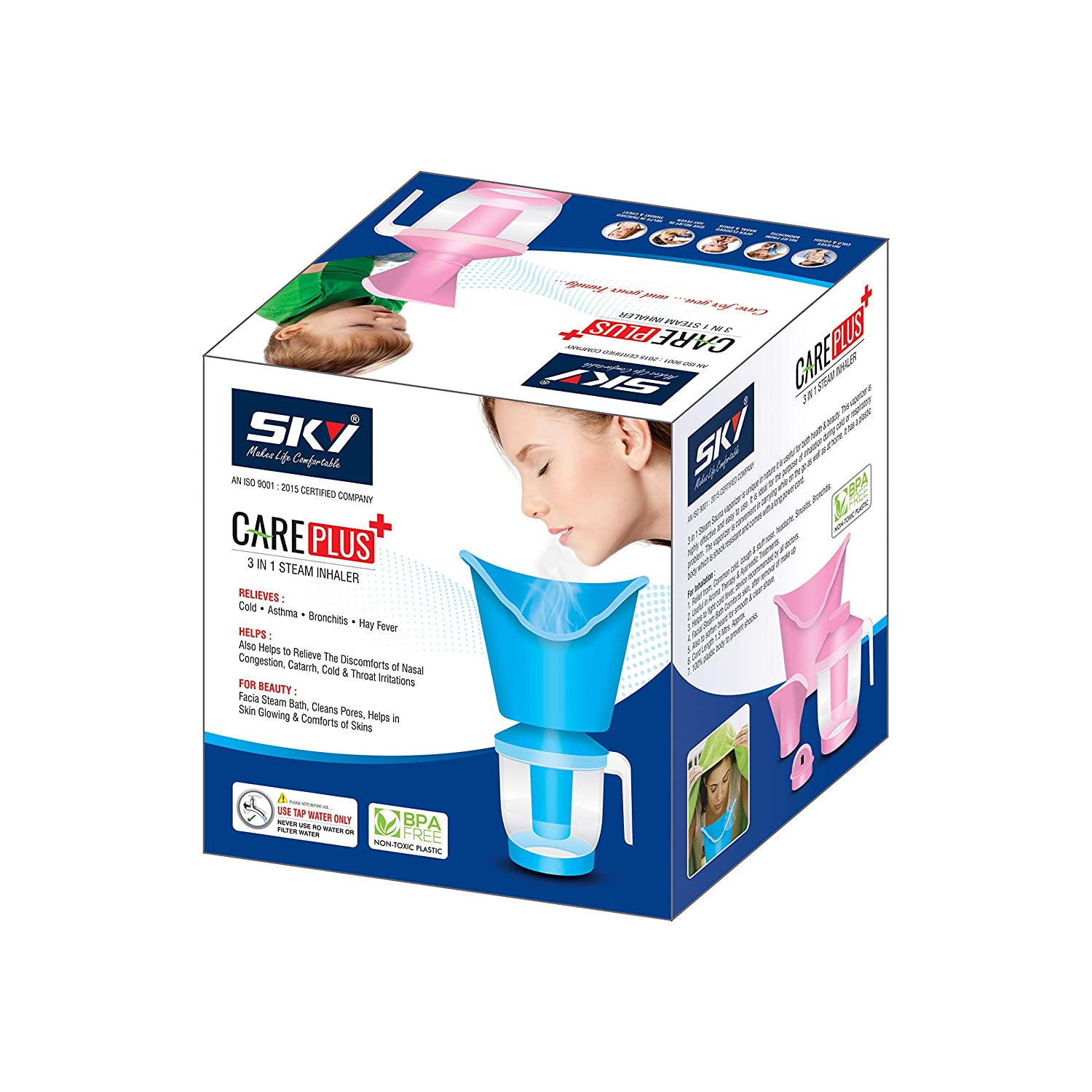 Sky Care Plus 3 In 1 Steam Vaporize & Inhaler
