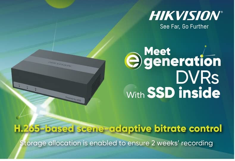 Thumbnail: HIKVISION 8 Channel eDVR 1080p Lite -DS-E08HGHI-B