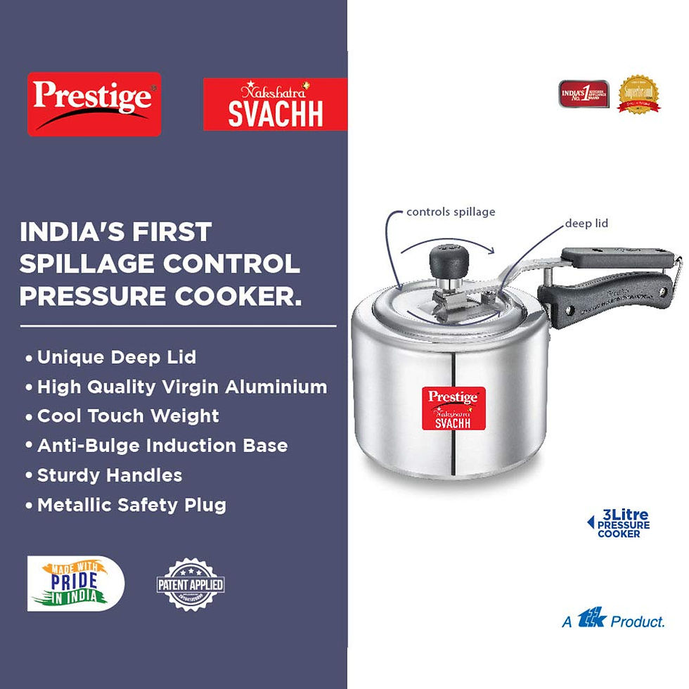 Thumbnail: Prestige Nakshatra  Svachh Pressure Cooker 3 L