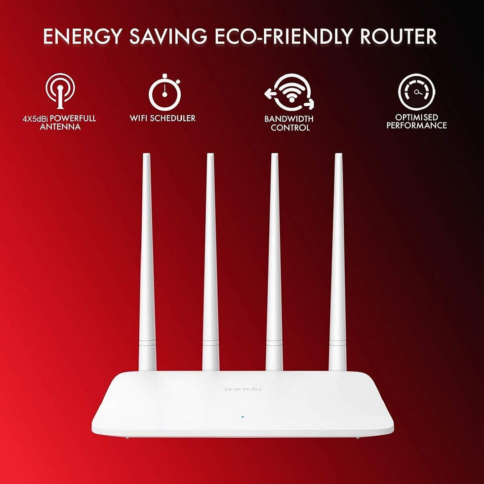 Thumbnail: Tenda F6 Wireless N300, 4X5dBi Antennas, Easy Setup Router