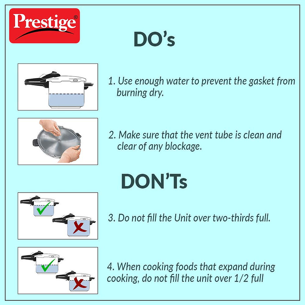 Thumbnail: Prestige Popular Aluminium Pressure Cooker, 7.5 Litres