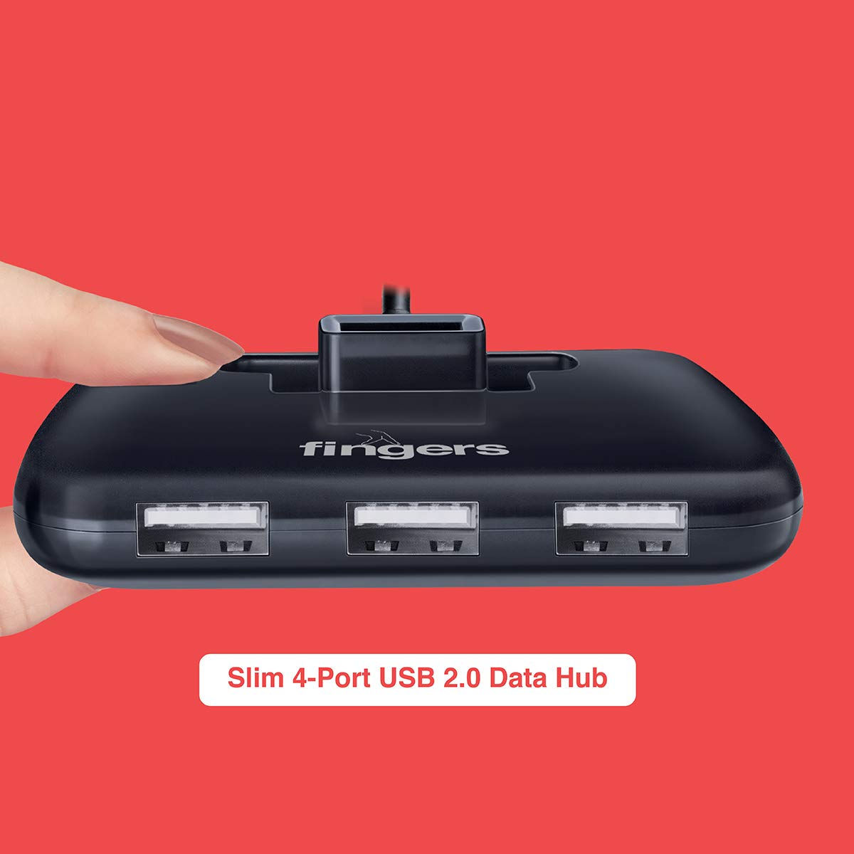 Finger's Quadrant U2.0 4-Port USB Hub