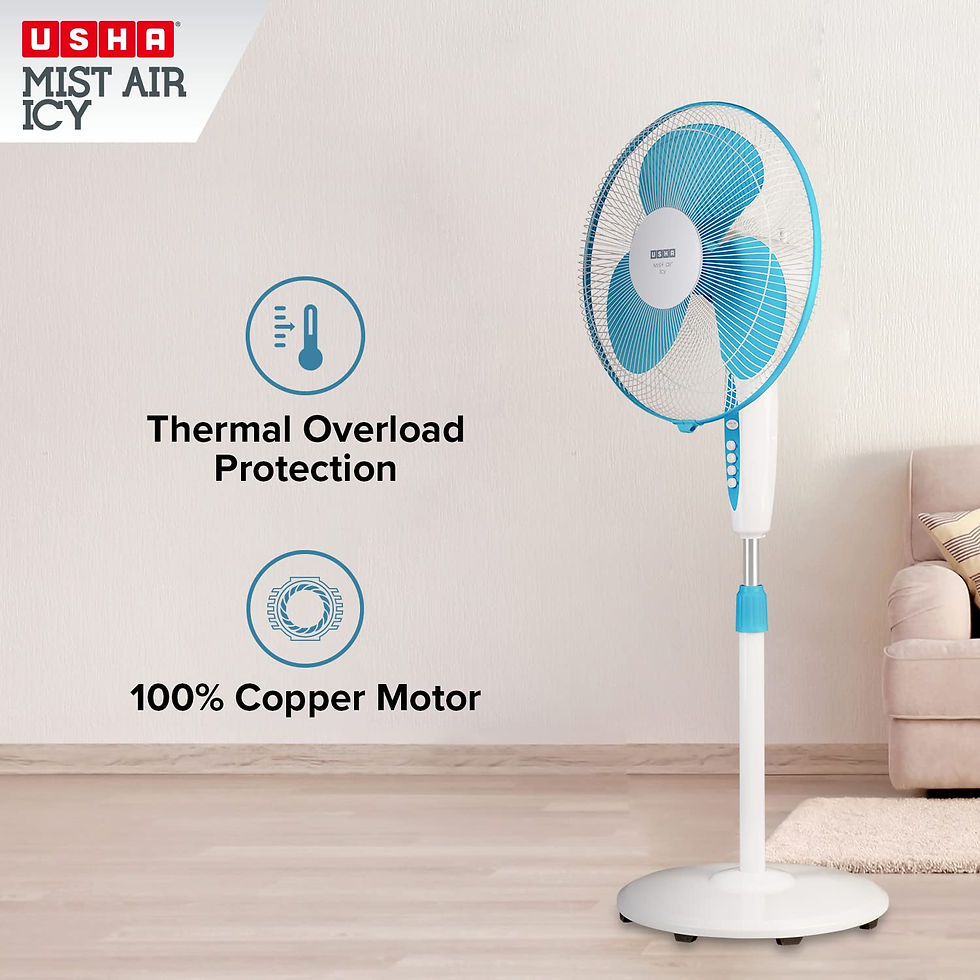 Thumbnail: Usha Mist Air Flo Pedestal Fan 400mm