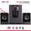 Thumbnail: iBELL 2.1 Channel Home Theatre Multimedia Speaker System RMS 20Watts E240BT