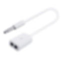3.5mm Male to Dual Female Stereo Headset Jack Audio Splitter Adapter