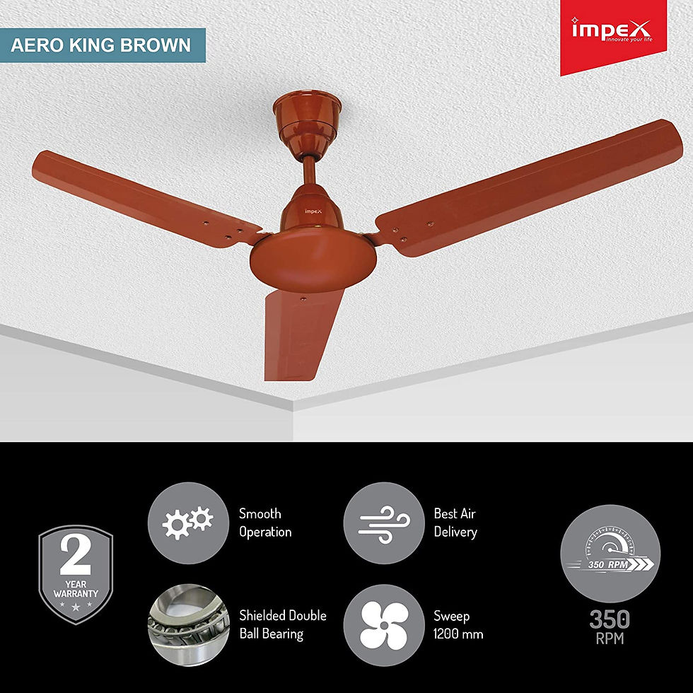 Thumbnail: IMPEX Aero King High Speed Ceiling Fan with 1200 mm