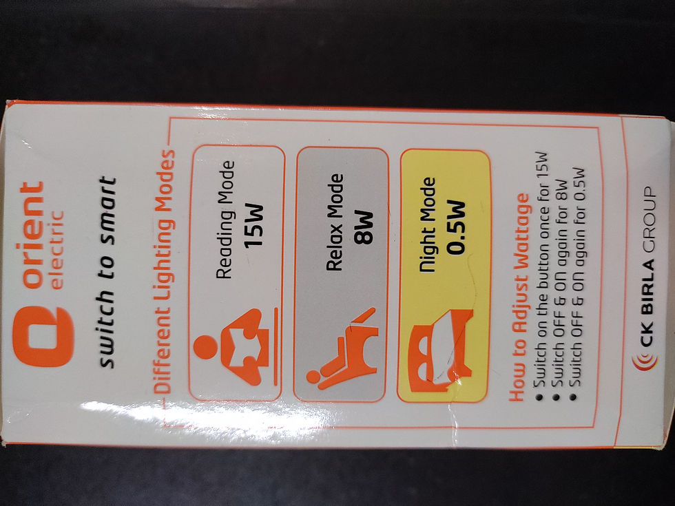 Thumbnail: ORIENT Multipurpose LED Lamp 15W-8W-0.5W