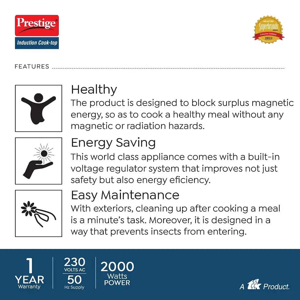 Thumbnail: Prestige Induction Cooktop PIC 31.0 V4 2000 W