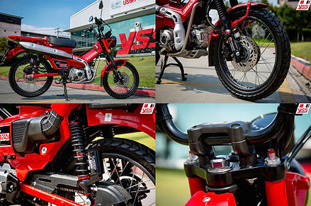 YSS製品を装着したCT125