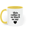 Thumbnail: THIS COFFEE IS AS BLACK AS MY HEART TWO TONE MUG