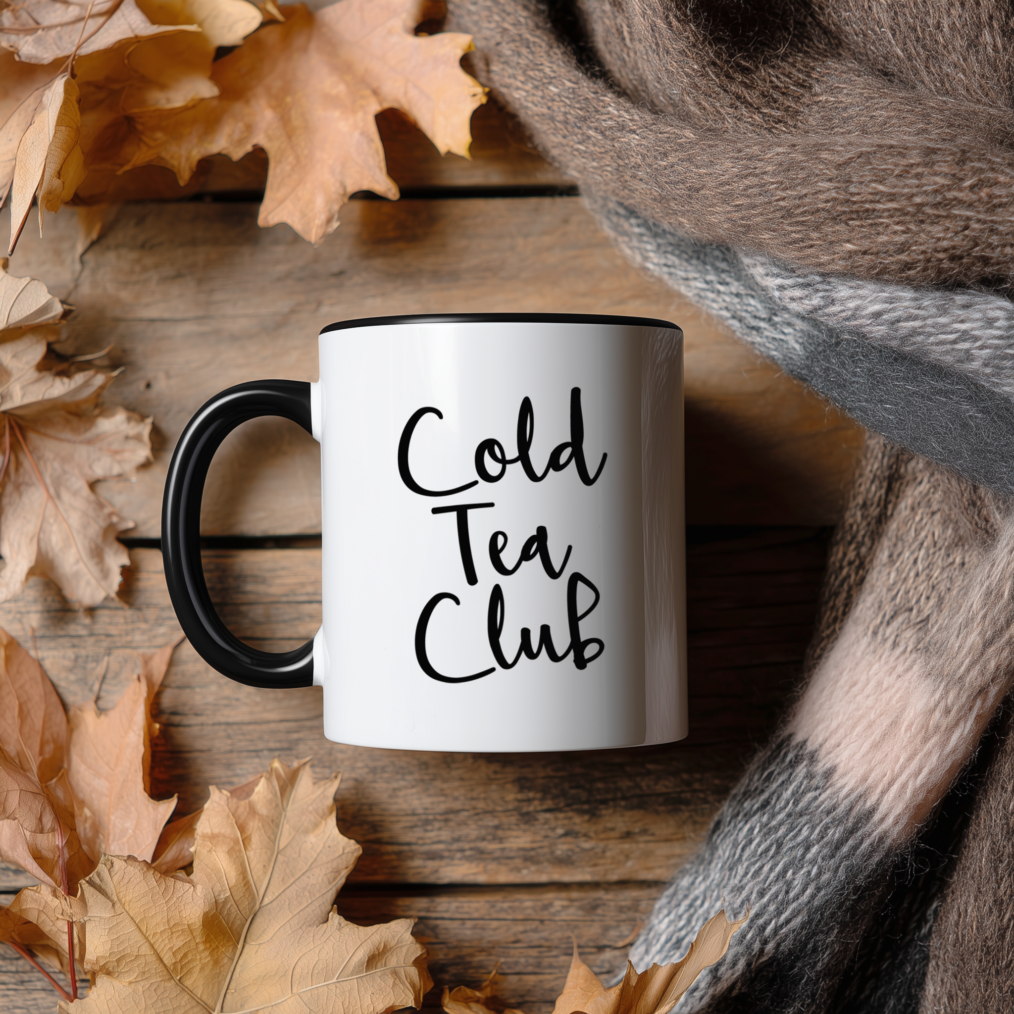 COLD TEA CLUB TWO TONE MUG
