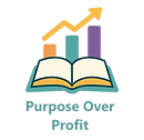 Purpose over profit values icon