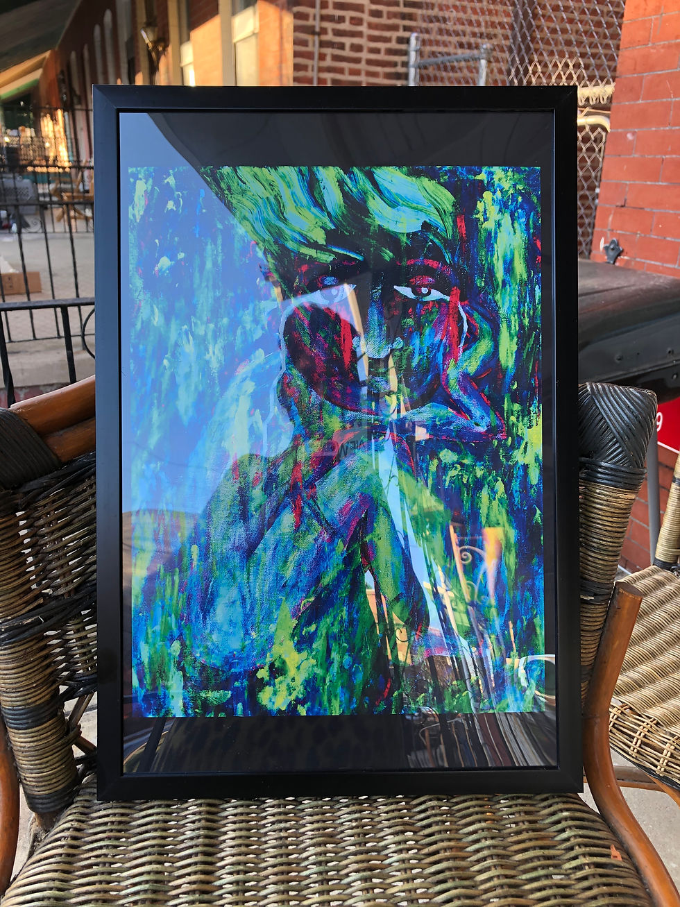 Thumbnail: 'Sometimes' Electric Print 💙