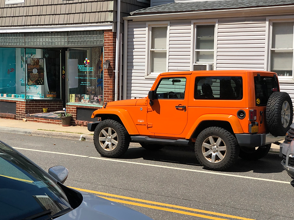 Orange Jeep- Levittown Road Rescue