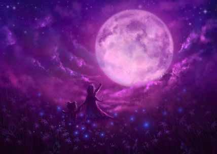 Goddess Luna and Calm Energy Transmission