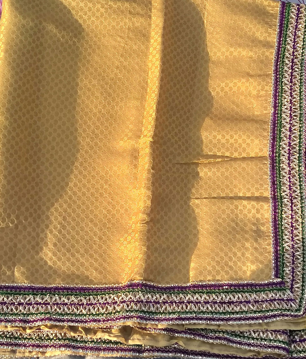 Thumbnail: Golden Backdrop – Elegant Decorative Drape for Events & Home