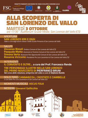 ALLA SCOPERTA DI SAN LORENZO DEL VALLO