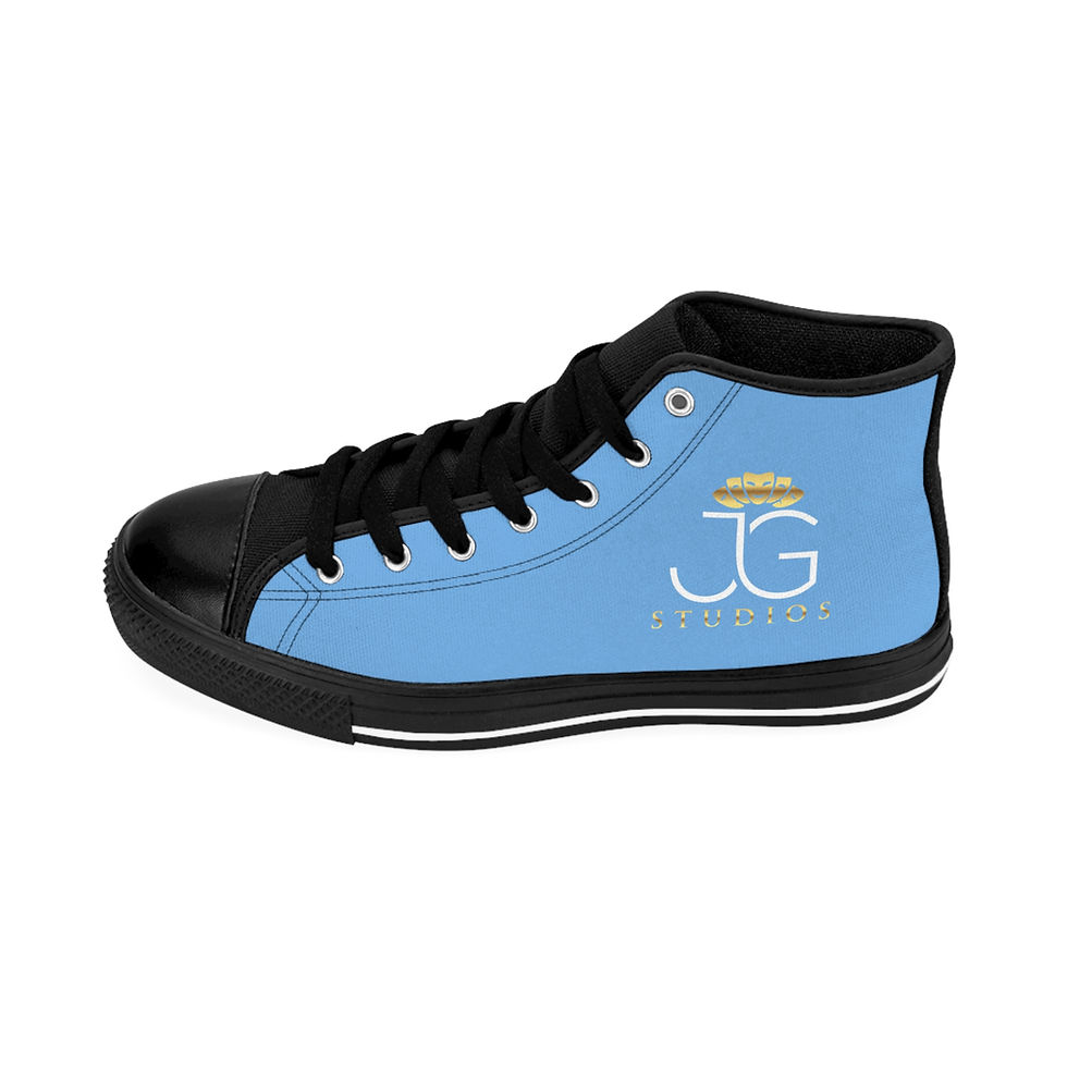 Thumbnail: Trained Actor Custom Women's High-top Sneakers (Purple)