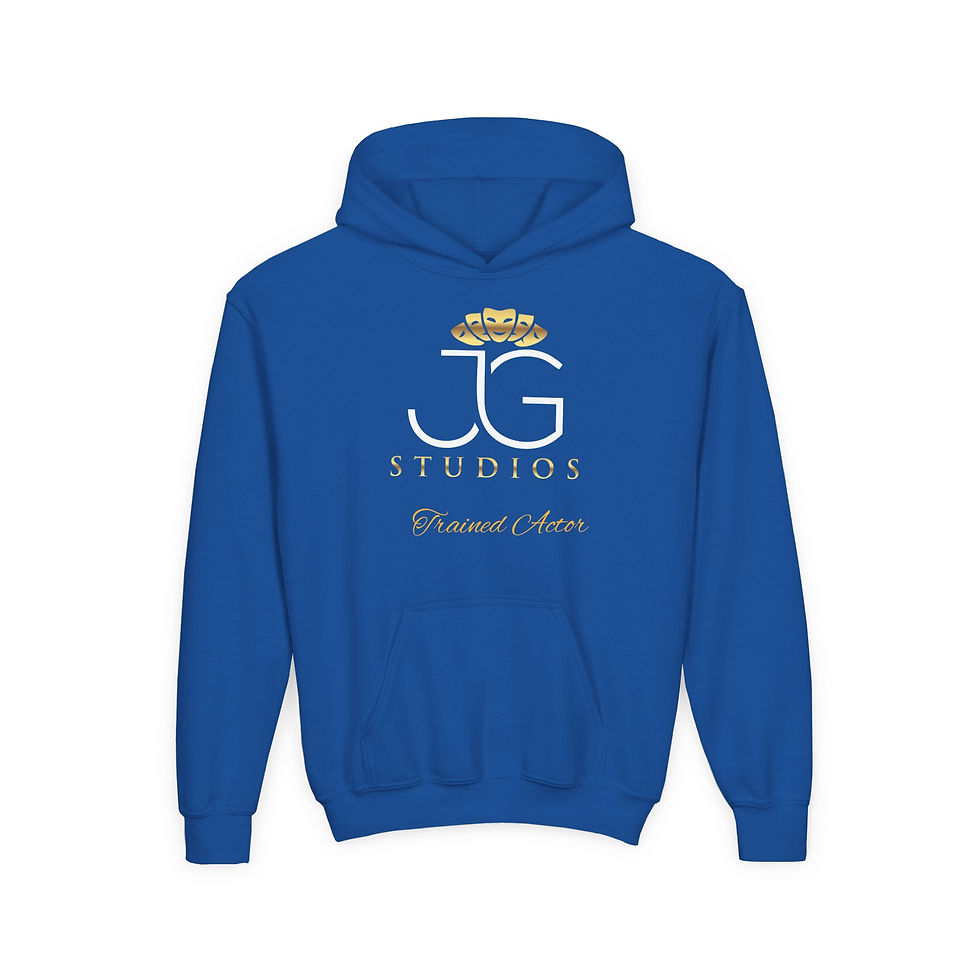 الصورة المصغرة: Trained Actor Youth Heavy Blend Hooded Sweatshirt