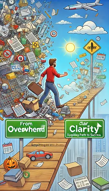 From Overwhelm to Clarity: Simplifying Your Path to Success Introduction In today's fast-paced world, it's easy to feel overwhelmed by the sheer volume of tasks, responsibilities, and information that we encounter daily. The constant pressure to achieve more and perform better can lead to stress, burnout, and a sense of confusion about our goals and priorities. However, by adopting a mindset of simplification and clarity, we can transform our approach to success. This blog post will explore practical strategies to simplify your path to success, helping you move from overwhelm to clarity. Understanding Overwhelm What Causes Overwhelm? Overwhelm occurs when the demands placed on us exceed our capacity to handle them. Several factors can contribute to this feeling, including: Information Overload: The constant influx of information from various sources can be overwhelming and distracting. Unclear Goals: Without clear goals, it’s easy to feel lost and unsure of where to focus your efforts. Overcommitment: Taking on too many tasks or responsibilities can lead to burnout and stress. Lack of Prioritization: Not prioritizing tasks effectively can result in a feeling of being pulled in multiple directions. Perfectionism: The desire to do everything perfectly can create unnecessary pressure and hinder progress. The Impact of Overwhelm Feeling overwhelmed can have significant negative effects on both your personal and professional life, including: Reduced Productivity: Overwhelm can lead to procrastination and decreased efficiency. Increased Stress: Constant pressure can result in high stress levels and impact your mental and physical health. Decreased Motivation: When overwhelmed, it’s challenging to stay motivated and focused on your goals. Impaired Decision-Making: Overwhelm can cloud your judgment and make it difficult to make clear, effective decisions. The Benefits of Simplification Why Simplify? Simplifying your life and approach to success can lead to numerous benefits, including: Increased Clarity: A simplified approach helps you focus on what truly matters, providing a clearer path to your goals. Enhanced Productivity: By eliminating unnecessary tasks and distractions, you can work more efficiently and effectively. Reduced Stress: Simplification reduces the pressure and complexity in your life, leading to lower stress levels. Improved Decision-Making: With a clear and focused mind, you can make better, more informed decisions. Greater Fulfillment: Simplifying your life allows you to prioritize what brings you joy and satisfaction. Practical Strategies to Simplify Your Path to Success Clarify Your Goals One of the first steps to simplifying your path to success is to clarify your goals. Clear, well-defined goals provide direction and purpose, making it easier to focus your efforts. Steps to Clarify Your Goals Identify Your Priorities: Determine what is most important to you in both your personal and professional life. Set SMART Goals: Ensure your goals are Specific, Measurable, Achievable, Relevant, and Time-bound. Break Down Goals: Divide larger goals into smaller, manageable tasks to make them less overwhelming. Write Down Your Goals: Documenting your goals helps reinforce your commitment and provides a reference point for tracking progress. Prioritize Your Tasks Effective prioritization is crucial for managing overwhelm and ensuring that you focus on the most important tasks. Techniques for Prioritization The Eisenhower Matrix: Categorize tasks into four quadrants based on urgency and importance: Important and Urgent: Do these tasks immediately. Important but Not Urgent: Schedule these tasks for later. Not Important but Urgent: Delegate these tasks if possible. Not Important and Not Urgent: Eliminate these tasks. The Pareto Principle: Focus on the 20% of tasks that will produce 80% of the results. Daily To-Do Lists: Create a daily to-do list and prioritize tasks based on their importance and deadlines. Simplify Your Workflow Streamlining your workflow can help reduce complexity and increase efficiency. Steps to Simplify Your Workflow Eliminate Unnecessary Tasks: Identify and eliminate tasks that do not add value or contribute to your goals. Automate Repetitive Tasks: Use technology and tools to automate repetitive tasks, saving time and effort. Batch Similar Tasks: Group similar tasks together and complete them in one session to improve efficiency. Set Clear Boundaries: Establish boundaries to protect your time and focus, such as designated work hours and no-interruption periods. Manage Your Environment Creating a conducive environment for productivity can significantly impact your ability to focus and work effectively. Tips for Managing Your Environment Declutter Your Space: Keep your workspace organized and free from unnecessary items to reduce distractions. Create a Productive Workspace: Designate a specific area for work that is comfortable, well-lit, and free from distractions. Minimize Digital Distractions: Limit notifications and digital interruptions by turning off non-essential alerts and setting specific times for checking emails and social media. Adopt Mindfulness Practices Mindfulness practices can help you stay present, reduce stress, and improve focus. Mindfulness Techniques Meditation: Set aside time each day for meditation to calm your mind and enhance clarity. Deep Breathing: Practice deep breathing exercises to reduce stress and improve concentration. Mindful Breaks: Take regular breaks throughout the day to practice mindfulness and recharge your energy. Gratitude Practice: Reflect on things you are grateful for to foster a positive mindset and reduce overwhelm. Learn to Say No Saying no to non-essential commitments and tasks is crucial for maintaining focus and preventing overwhelm. Strategies for Saying No Assess Commitments: Evaluate requests and commitments based on their alignment with your goals and priorities. Be Assertive: Politely but firmly decline requests that do not serve your best interests. Set Boundaries: Establish clear boundaries and communicate them to others to protect your time and energy. Delegate: Delegate tasks that others can handle to free up time for more important activities. Focus on One Thing at a Time Multitasking can lead to decreased efficiency and increased overwhelm. Focus on one task at a time to improve productivity and reduce stress. Tips for Single-Tasking Prioritize Tasks: Identify the most important task and focus on completing it before moving on to the next one. Eliminate Distractions: Create a distraction-free environment to enhance concentration. Use Time Blocks: Allocate specific time blocks for different tasks to maintain focus and productivity. Practice Patience: Accept that not everything can be done at once and focus on making steady progress. Regularly Review and Adjust Regularly reviewing your goals, tasks, and progress helps ensure you stay on track and make necessary adjustments. Steps for Regular Review Weekly Reviews: Set aside time each week to review your goals, assess progress, and adjust priorities. Monthly Check-Ins: Conduct monthly check-ins to evaluate your overall progress and make strategic adjustments. Annual Reviews: At the end of each year, reflect on your achievements and set new goals for the coming year. Stay Flexible: Be open to adjusting your plans and strategies as needed to stay aligned with your goals. Real-Life Examples of Simplifying Your Path to Success Personal Success Stories Many successful individuals have embraced simplification to achieve their goals. For example, Warren Buffett, one of the world’s most successful investors, attributes much of his success to his ability to focus on a few key priorities and eliminate distractions. Professional Success In the business world, companies like Apple and Google have achieved remarkable success by simplifying their products and processes. Apple’s focus on a few high-quality products has set them apart in the technology industry. Health and Wellness In the realm of health and wellness, individuals who adopt a simplified approach to fitness and nutrition often achieve better results. Focusing on basic, sustainable habits rather than complex routines can lead to long-term success. Conclusion Simplifying your path to success is a powerful strategy for overcoming overwhelm and achieving your goals. By clarifying your goals, prioritizing tasks, streamlining your workflow, managing your environment, adopting mindfulness practices, learning to say no, focusing on one thing at a time, and regularly reviewing and adjusting your approach, you can transform your journey from chaos to clarity. Remember, the key to success is not about doing more but about doing what truly matters. Embrace the power of simplification, and watch as your path to success becomes clearer and more manageable. By taking small, intentional steps towards simplification, you can achieve greater productivity, reduced stress, and a more fulfilling and successful life.