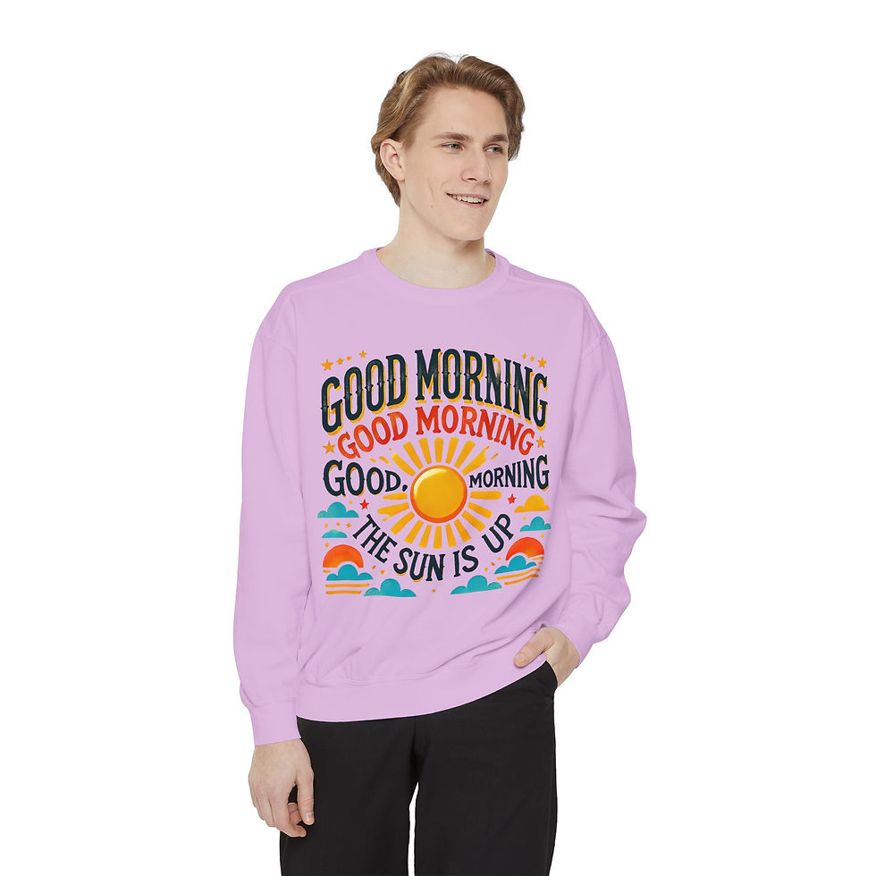 Thumbnail: Good Morning Sunshine Unisex Sweatshirt – Cheerful Attire for Bright Days