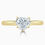Thumbnail: 0.75ct heart solitaire ring