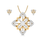 Thumbnail: 1.04Ct pendant set