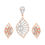 Thumbnail: 0.94ct pendant set